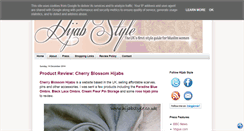 Desktop Screenshot of hijabstyle.co.uk